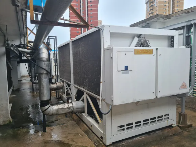 Climatização VRF na Santa Casa, foto da obra