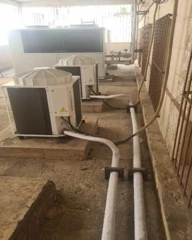 Climatização VRF na Santa Casa, foto da obra