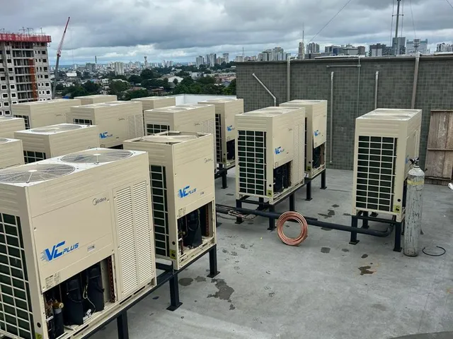 Climatização VRF no Tribunal de Justiça do Amazonas, foto da obra