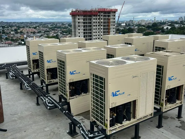Climatização VRF no Tribunal de Justiça do Amazonas, foto da obra