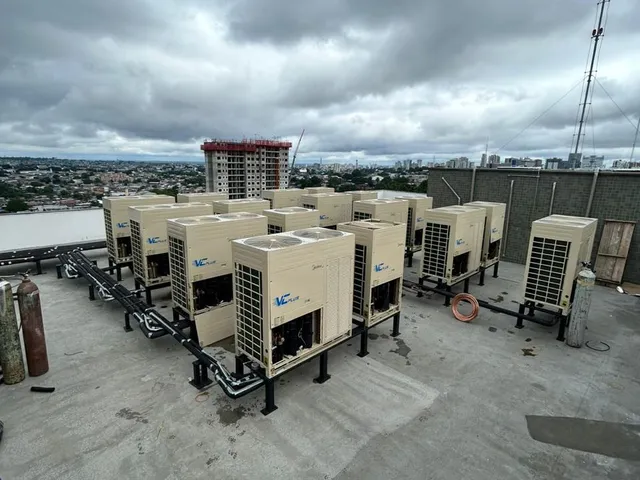 Climatização VRF no Tribunal de Justiça do Amazonas, foto da obra