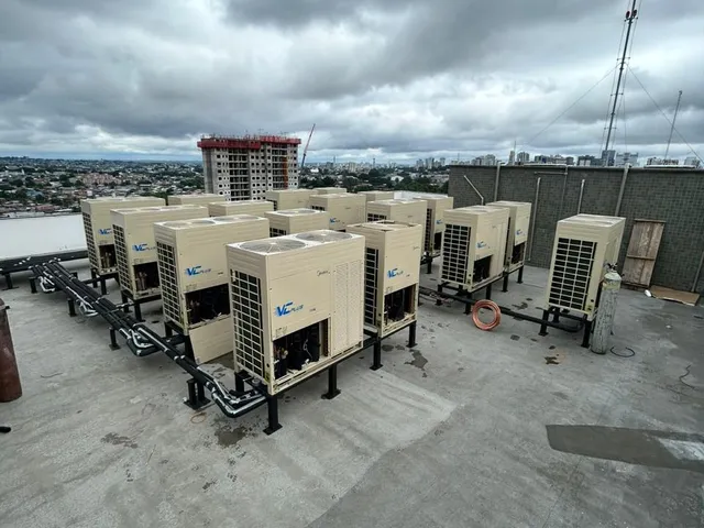 Climatização VRF no Tribunal de Justiça do Amazonas, foto da obra