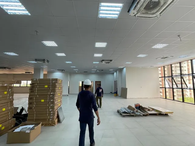 Climatização VRF no Tribunal de Justiça do Amazonas, foto da obra