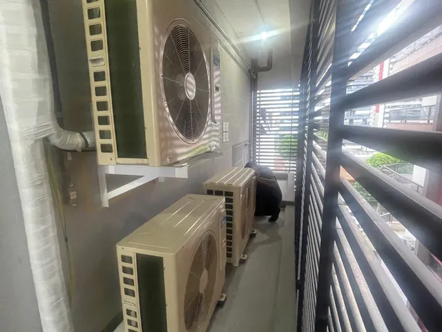 Climatização VRF no Arya Tower, foto da obra