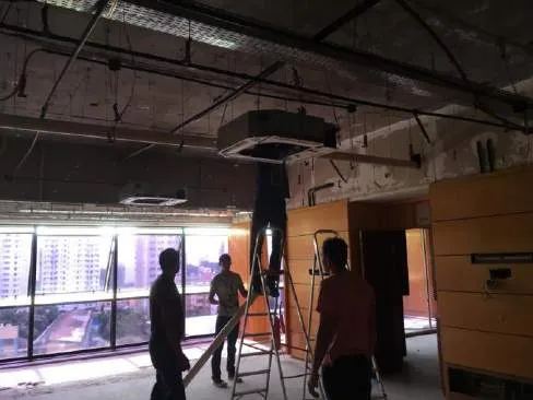 Sistema de refrigeração da FIEPA/SESI, foto da obra
