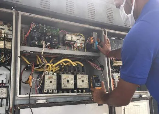 Chiller e resfriador no Fórum Criminal de Belém (TJPA), foto da obra
