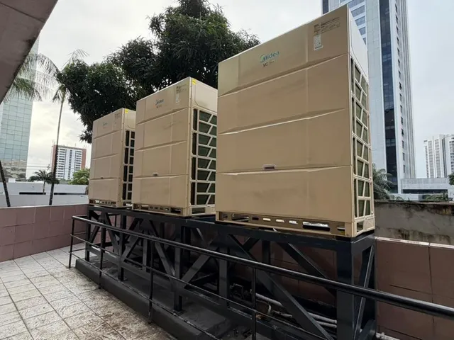 Climatização VRF no MPF Recife, foto da obra