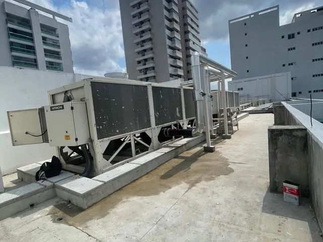 Climatização do Hospital e Faculdade Porto Dias, foto da obra