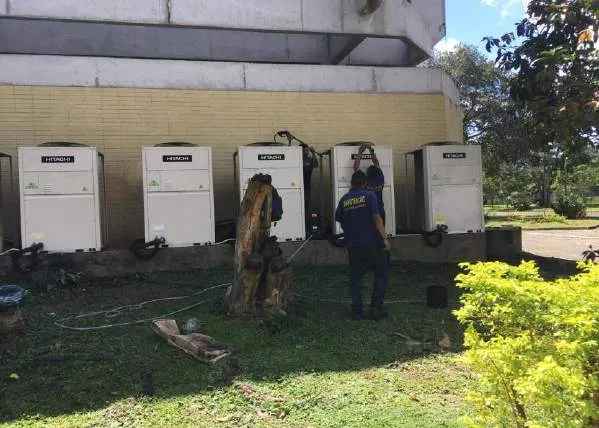 Climatização com Splitão na PRODEPA, foto da obra