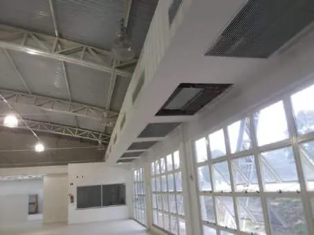 Climatização VRF no Restaurante Universitário da UFRA, foto da obra